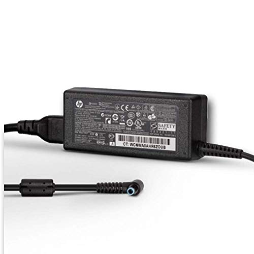 HP AC Adapter 65W Smart 4.5Mm 714635-800 - Blue Compatible with HP Stream ProBook EliteBook Series - 65W 19.5v 3.33a DC Barrel Type G 3pin UK Certified Frustration Free