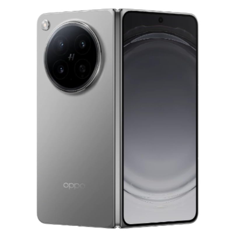 OPPO Find N6 Dual-SIM 512GB ROM + 16GB RAM (GSM Only | No CDMA) Factory Unlocked 5G Smartphone (Stellar Titanium) - International Version