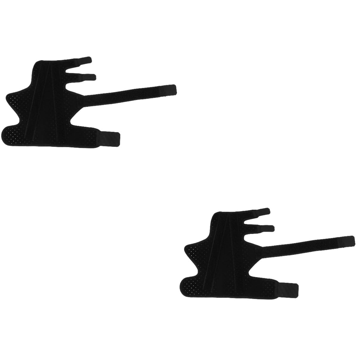 NOLITOY 2pcs Two-finger Brace Finger Support Hand Brace Fracture Support Brace Thumb Splints Thumb Protector Finger Splint Brace Brace Finger Stabilizer Thumb Support Black