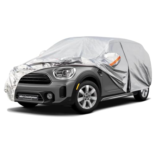 Kayme Bâche Voiture Étanche Respirante Compatible avec Mini Countryman (2010-2024), 6 Couches Housse de Protection Voiture Extérieur, Contre Pluie Soleil...