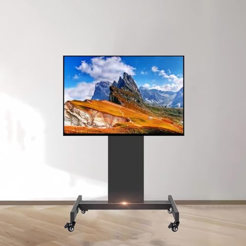Soporte móvil para TV de piso con ruedas ajustable 32-65" miniatura 1