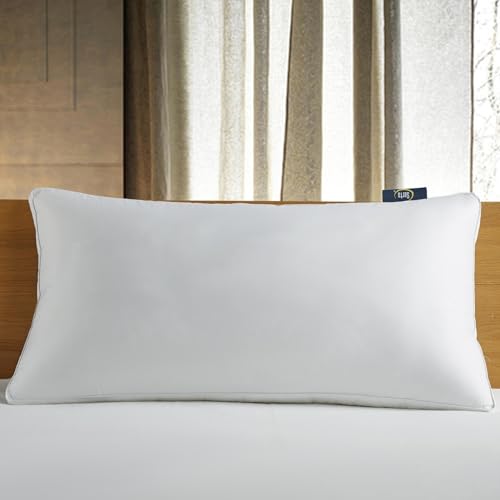 Almohada de fibra de plumón con funda de algodón 300 hilos