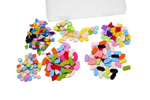 410 Piece Classic Building Tile Round Heart Tiles Round Corner Butterfly Compatible with Lego Parts.