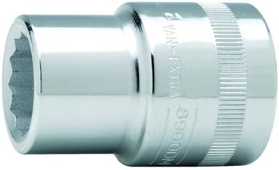 Bahco 8900DM-33 Standard Length Socket, Silver, 3/4-Inch Bi-Hex 33 mm