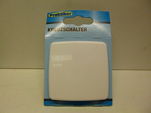 Preisvergleich Produktbild Kreuzschalter Praktiker KIG Schalter weiß 4047726127914
