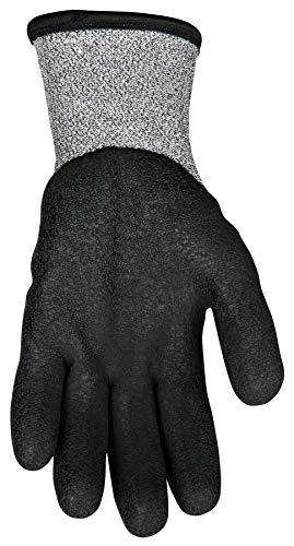 Cut-Resistant Gloves, Black/Gray, L, Pr #TOP2