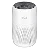 LEVOIT Air Purifiers for Bedroom Home, 3-in-1 Air Filter Cleaner with Fragrance Sponge for Quiet Sleep, Remove Odor Allergies Smoke Dust Pet Dander, Office Desktop, Small Room, Core Mini-P, White