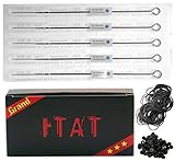 ITAT Ultra Premium Professional Long Bar Needles #10 Tight Round Liner 50 Pack (1007RLT)