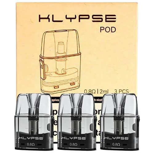 Klypse - Cápsula de repuesto para kit Innokin Klypse - 3 unidades - (0,8 ohmios) - Sin nicotina
