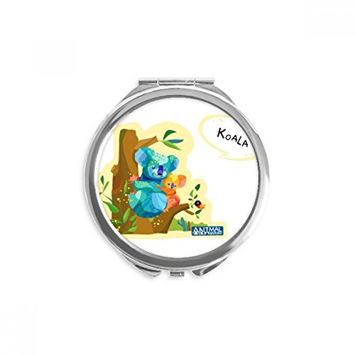 Miroir portable koala et eucalyptus aquarelle petit miroir cosmétique