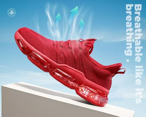 Image of Men's Air Running Shoes Non Slip Workout Casual Sport Shoes for Men Basketball Sneakers Fashion Tennis Sport Fitness Cross Trainers