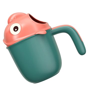 Baby Bath Rinser Baby Bath Rinse Cup Cute Cartoon Fish Infant Shampoo Rinser Shower Wash Hair Cup for Kids