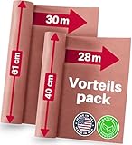 HOLY SMOKE® USA Butcher Paper 60 cm x 30 m / 44 cm x 28 m Vorteilspack 2 Rollen - Metzgerpapier zum Grillen für saftiges Fleisch durch Low & Slow BBQ - Made in USA