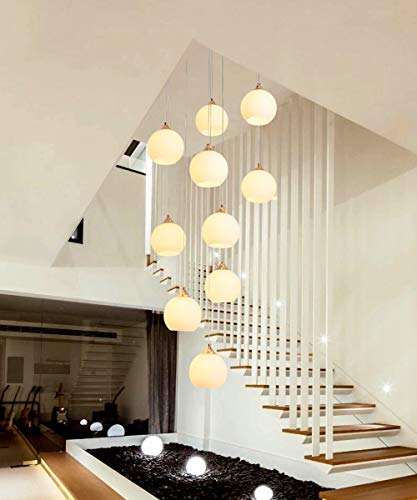 Lustre de luxe moderne et minimaliste avec suspension créative verticale - 4