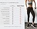 Sweat Shaper Women's Sauna Leggings Compression High Waist Yoga Pants Thermo Sweat Capris (Black, X-Large)