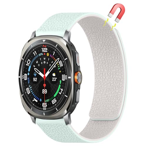 [AiiBowy] Samsung Galaxy Watch Ultra 47mm 2025/Ultra 47mm 2024 �Ή� �o���h �V���R���� ���͂Ȏ��C ���ʋz���\ �e�͐� �ւ��x���g �M�����N�V�[�E�H�b�`�E���g�� �����o���h ���������\ �_