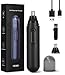 Produktbild Nasenhaartrimmer Herren, Nasenhaartrimmer, USB Wiederaufladbar, Nasenhaartrimmer Frauen, Schmerzfreier Nasenhaartrimmer Ohrhaartrimmer (Schwarz2)