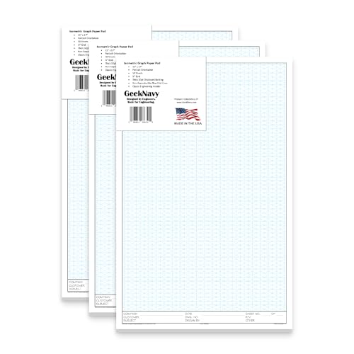 Papier graphique isométrique à trame bleue invisible au scan