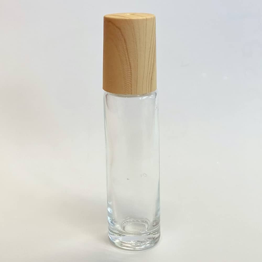 Amazon.co.jp: 【 木目キャップ ロールオンボトル 】 10ml