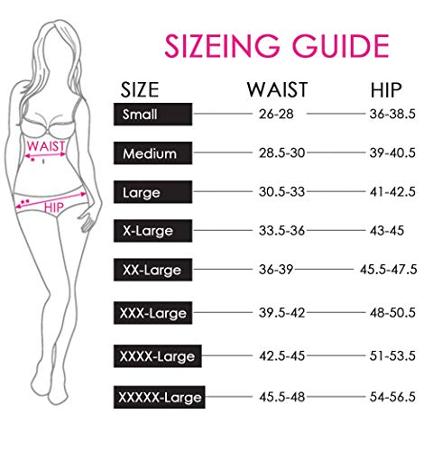 Image of Women's High Waist Cotton Underwear Soft Brief Panties Decorated with Lace Regular and Plus Size