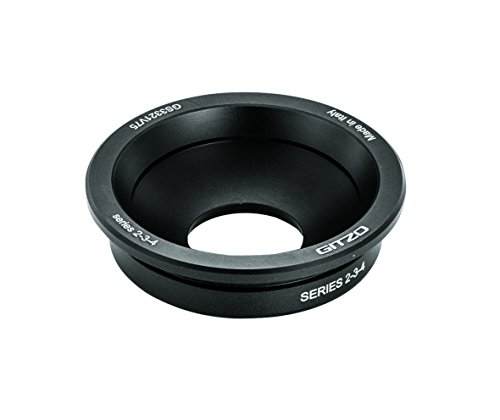 Gitzo GS3321V75 Systematic 75mm Half Bowl Video Head Adapter for Series 3 Tripods