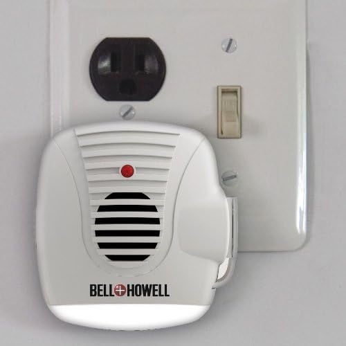 Bell & Howell 501015PK Ultrasonic Pest Repeller with Nightlight Rodent Control