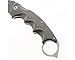Full Metal CSGO Karambit Claw Folding Pocket Knife. for Gift, Collection, EDC (Gray)