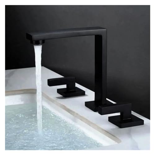Grifo de cocina de cascada con 3 orificios y latón de alta calidad para agua fría y caliente