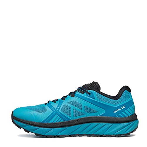 Scarpa SPIN Infinity, Zapatillas de Trail Running Hombre, Azure-Ottanio ARSF Velox Cross, 43 EU