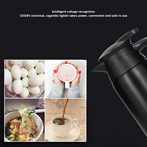 Hervidor eléctrico portátil de agua 800 ml negro miniatura 3