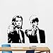 artaslf Pulp Fiction Wall Decalcomania del vinile Film Film Sticker Art Decor Murale per la casa e il soggiorno arredamento 57x77 cm