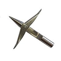 Scuba Choice Palantic Spearfishing Speargun Doppelflügelspitze, 7,6 cm, 6 mm