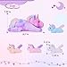 IKASA Mommy Unicorn Toys for Girls Age 4-6,Mom and Baby Stuffed Animal Plush Toy,Small Family Set Toy with Little Babies,Gifts for Kid (Unicorn,18