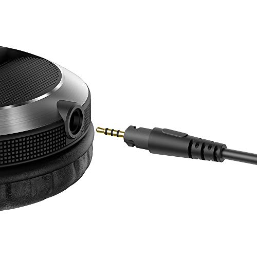 Pioneer Dj Hdj-X7-S - Closed-Back Circumaural Dj Headphones With 50Mm Drivers, With 5Hz-30Khz Frequency Range, Detachable Cable, And Carry Pouch - Silver #TOP4