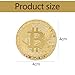 Bit Coin,Commemorative Coin,Physical Bitcoin with Protective Case,Gold Plated Bitcoin for Commemoration,BTC Cryptocurrency,Chase Coin Gifts for Men (9pcs)