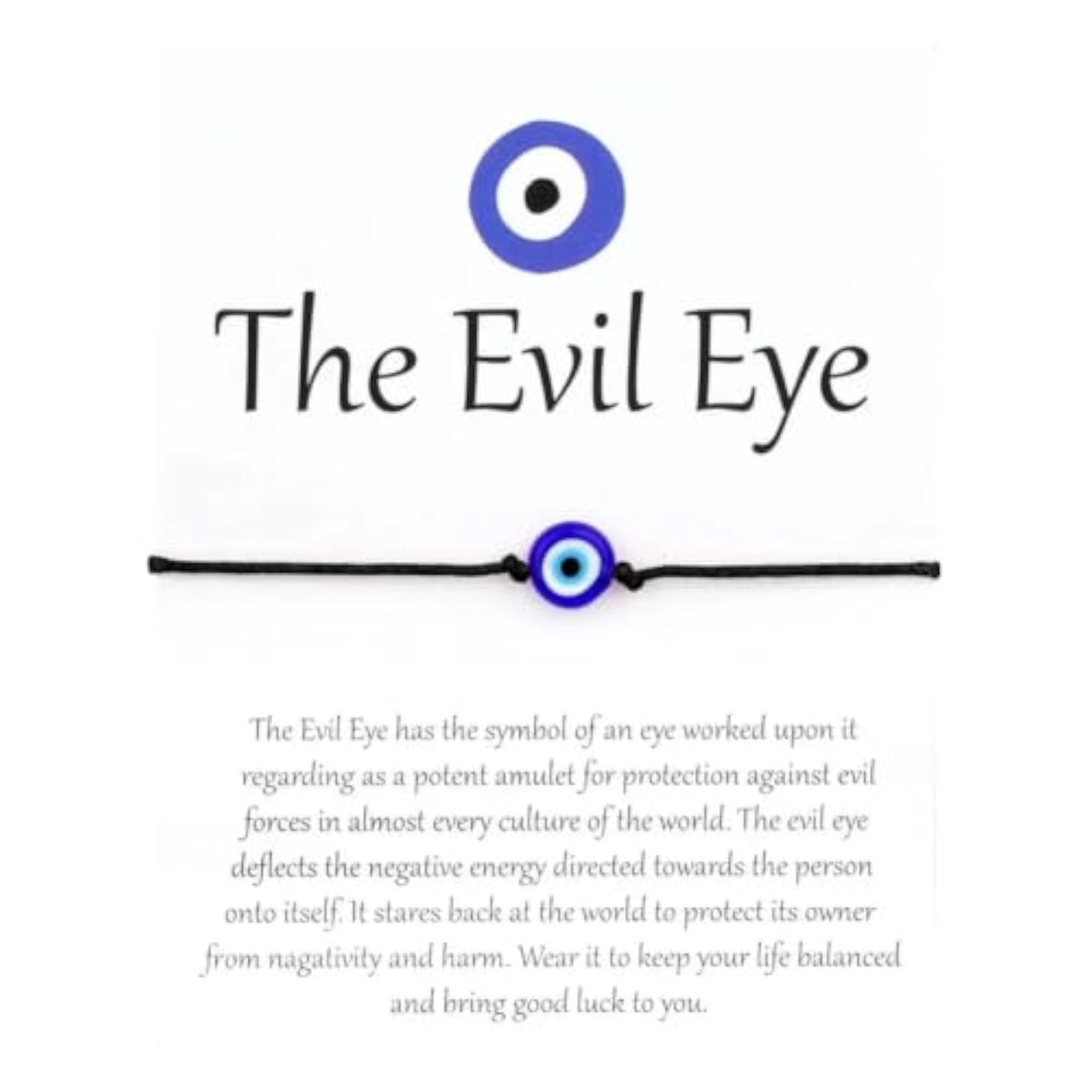 Nazar Suraksha Bracelet Set, Evil Eye Thread Charm