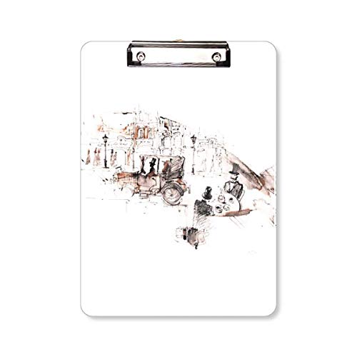 Porte-bloc pour aquarelle de voiture vintage A4 support dessin architecture