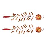 Polyvalence pratique : leur conception légère permet une fixation facile sur les murs, les portes et les plafonds, ce qui en fait d’excellents accessoires pour les fêtes, des cadeaux de nouvel an ou des accessoires photo chinois pour des célébrations mémorables, des décorations pour la fête du printemps ou des décorations sur le thème de la chine