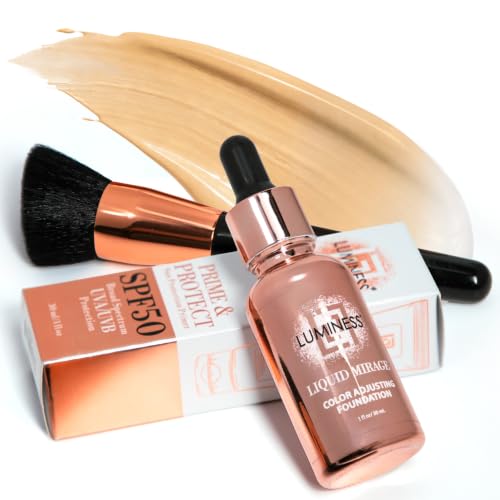 LUMINESS Liquid Mirage w/SPF 50 Color Adjusting Foundation Kit - ...