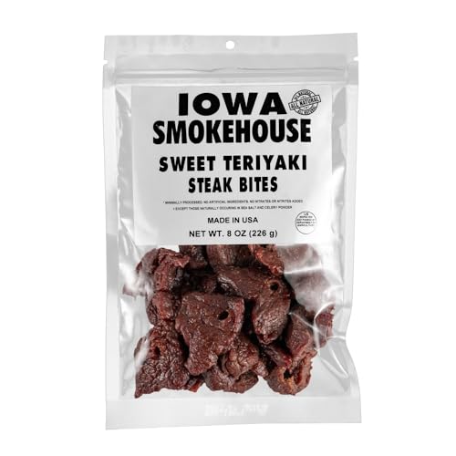 IOWA SMOKEHOUSE Steak Bites, Sweet Teriyaki - Tender Nugget Meat