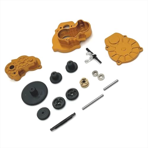 RC�������i For FMS 1/24 For FCX24 For Xiaoqi For FCX18 For Crusher K5 �����A�b�v�O���[�h���i�f���A���X�s�[�h�g�����X�~�b�V���� RC �J�[�����A�N�Z�T���[(Yellow)