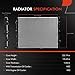 A-Premium Engine Coolant Radiator Assembly Compatible with Mercedes-Benz E300, GLC300, E400, E450, E43 AMG, GLC350e, S450, S550, S600, S63 AMG, S65 AMG, Maybach S550, Maybach S560 Replace# 0995003303