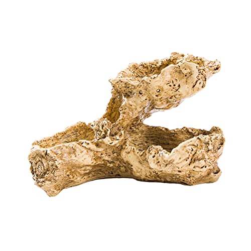 POPETPOP Kreativer Blumentopf Baumwurzel Design Kleiner Desktop Blumentopf Aus Langlebigem Harz Platzsparend Für Büro Und Wohnzimmer Multifunktionale Gartendekoration