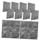 Lurrose 10 Stück Teiliges Selbstklebende Marmoroptik Fliesen Wasserbeständige Kratzfeste Wandpaneele für Küche Bad Wohnzimmer und Schlafzimmer Einfache Montage Langlebig und Pflegeleicht