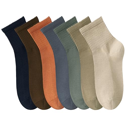 Image of Womens Athletic Cotton Quarter Crew Socks - Just Right Thickness, Soft & Breathable, Value 5 /7 Packs for Gym