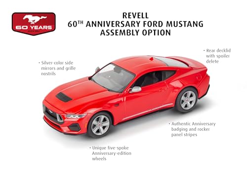 Revell 2024 Ford Mustang GT Kit Modelo 1:25 miniatura 3