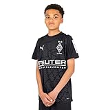PUMA Offizielles Kinder Trikot „Third 25/26“ | Borussia Mönchengladbach | Kurzarm, dryCELL, Recyceltes Material, Gladbach Trikot