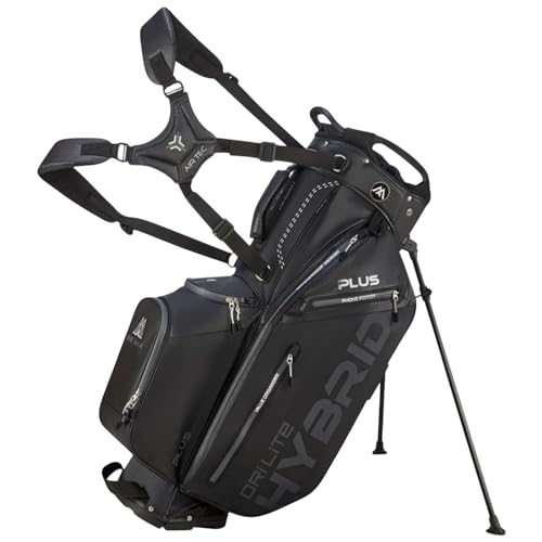 Big Max Dri Lite Hybrid Plus Standtasche, Schwarz