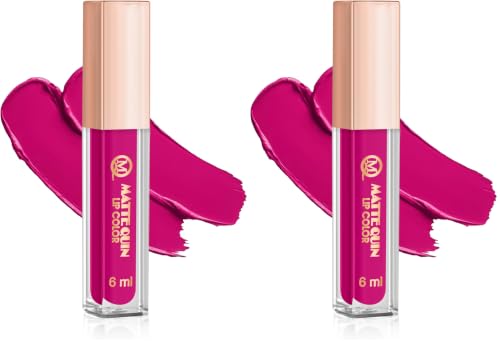Image of Matte Quin Lip Color| Matte Texture|Long Wear |Smudge Proof |Waterproof-6ml (MQ Flat-218) (Pack of 2)