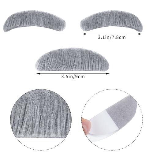 Kids Old Man Costume 100 Day of School Grandpa Costume for Boys 1920s Old Man Outfit Halloween Old Man Costume Dress Up Set Including Bow Tie Beard Eyebrow Suspenders Glasses for Kids Boy Halloween